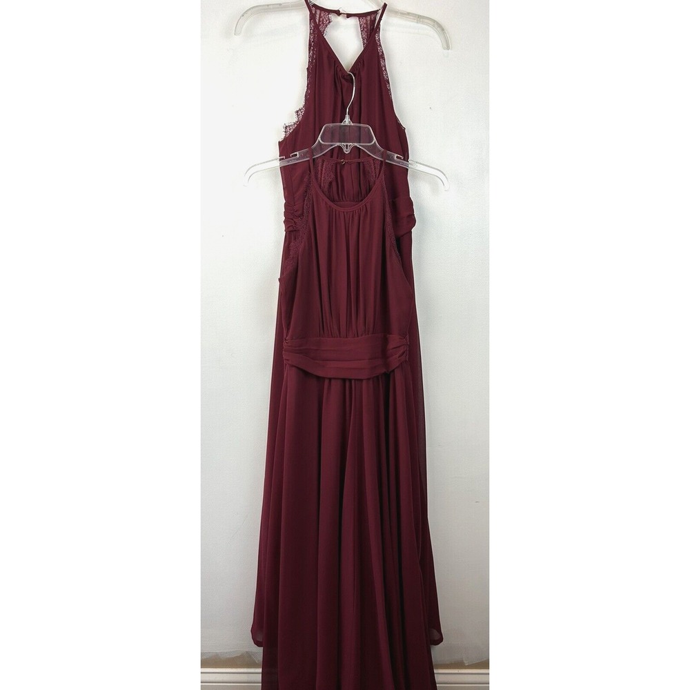 Bridesmaid Dress Pair Women S Cabernet Formal Event Long Lot of 2 Fairy Flair